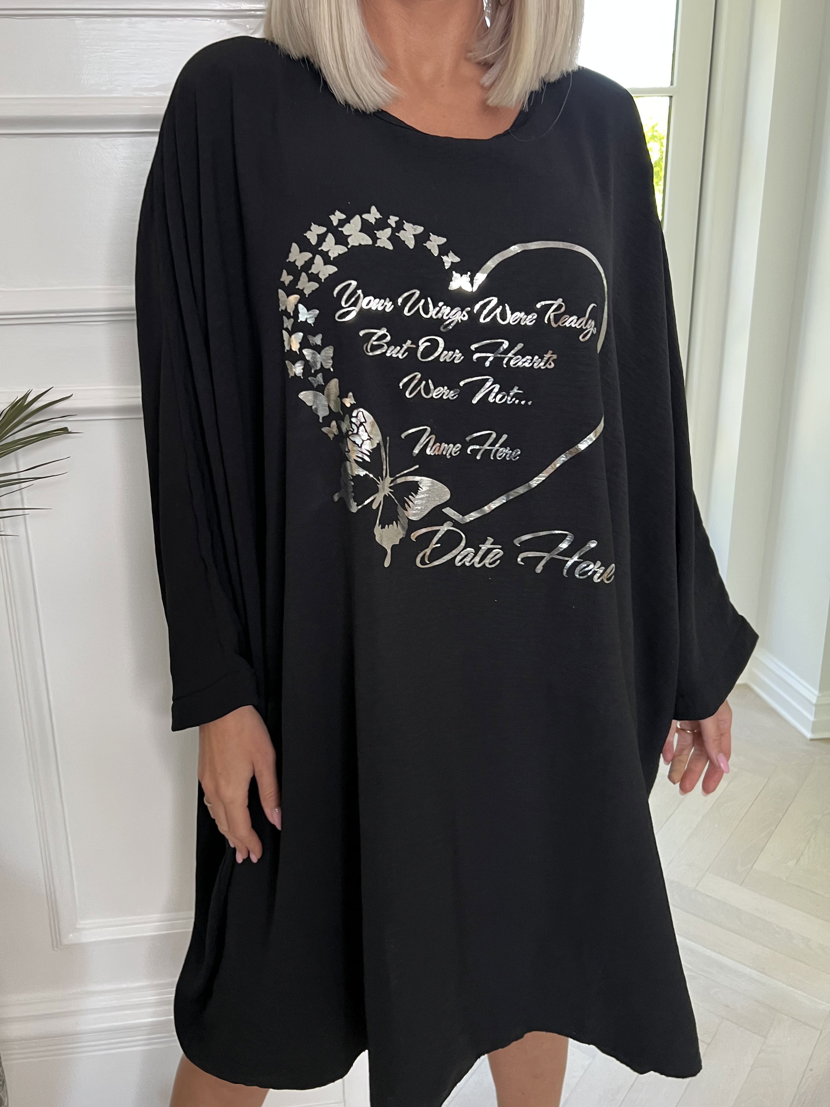 Hope - Oversize klänning med motiv